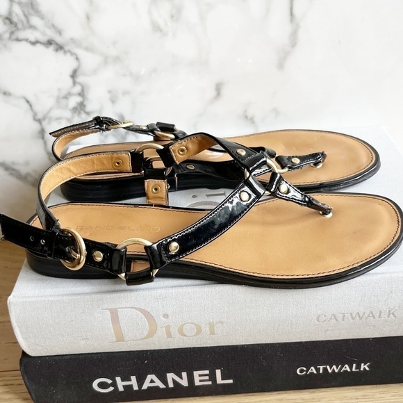 Bandolino Black and gold sandals from Nordstrom - Picture 4 of 13